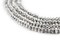 The Bead Chest Silver Flower Heishi Beads 4mm, Full Strand of Quality Metal Spacers for DIY Jewelry Design